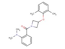 (2-{[3-(2,6-dimethylphenoxy)-1-azetidinyl]carbonyl}phenyl)dimethylamine