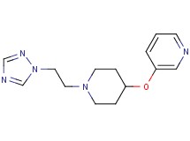 3-({1-[2-(1H-1,2,4-triazol-1-yl)ethyl]-4-piperidinyl}oxy)pyridine bis(trifluoroacetate)