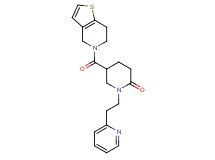5-(6,7-dihydrothieno[3,2-c]pyridin-5(4H)-ylcarbonyl)-1-[2-(2-pyridinyl)ethyl]-2-piperidinone