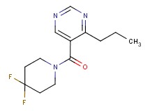 5-[(4,4-difluoropiperidin-1-yl)carbonyl]-4-propylpyrimidine