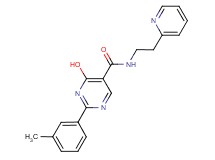 4-hydroxy-2-(3-methylphenyl)-N-(2-pyridin-2-ylethyl)pyrimidine-5-carboxamide