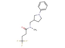 4,4,4-trifluoro-N-methyl-N-[(1-phenyl-3-pyrrolidinyl)methyl]butanamide