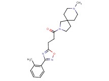 8-methyl-2-{3-[3-(2-methylphenyl)-1,2,4-oxadiazol-5-yl]propanoyl}-2,8-diazaspiro[4.5]decane
