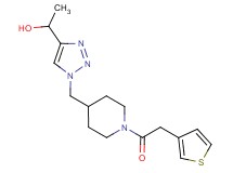 1-(1-{[1-(3-thienylacetyl)-4-piperidinyl]methyl}-1H-1,2,3-triazol-4-yl)ethanol