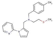 (2-methoxyethyl)(4-methylbenzyl)[(1-pyridin-2-yl-1H-pyrrol-2-yl)methyl]amine