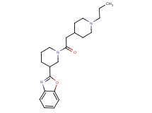2-{1-[(1-propylpiperidin-4-yl)acetyl]piperidin-3-yl}-1,3-benzoxazole