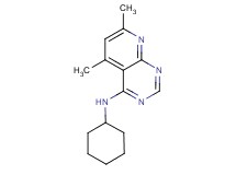N-cyclohexyl-5,7-dimethylpyrido[2,3-d]pyrimidin-4-amine