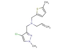 N-[(4-chloro-1-methyl-1H-pyrazol-3-yl)methyl]-N-[(5-methyl-2-thienyl)methyl]prop-2-en-1-amine