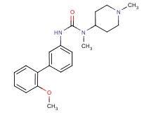 N'-(2'-methoxybiphenyl-3-yl)-N-methyl-N-(1-methylpiperidin-4-yl)urea