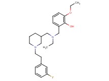 2-ethoxy-6-{[ethyl({1-[2-(3-fluorophenyl)ethyl]-3-piperidinyl}methyl)amino]methyl}phenol