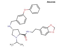 (4R)-N-[2-(1,3-benzodioxol-5-yl)ethyl]-1-isopropyl-4-[(3-phenoxybenzyl)amino]-L-prolinamide