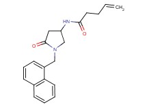 N-[1-(1-naphthylmethyl)-5-oxo-3-pyrrolidinyl]-4-pentenamide