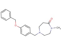 1-[4-(benzyloxy)benzyl]-4-methyl-1,4-diazepan-5-one