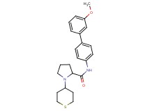 N-(3'-methoxy-4-biphenylyl)-1-(tetrahydro-2H-thiopyran-4-yl)prolinamide