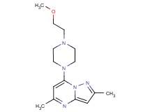 7-[4-(2-methoxyethyl)-1-piperazinyl]-2,5-dimethylpyrazolo[1,5-a]pyrimidine