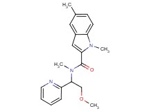 N-(2-methoxy-1-pyridin-2-ylethyl)-N,1,5-trimethyl-1H-indole-2-carboxamide