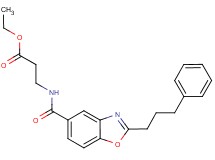ethyl N-{[2-(3-phenylpropyl)-1,3-benzoxazol-5-yl]carbonyl}-beta-alaninate
