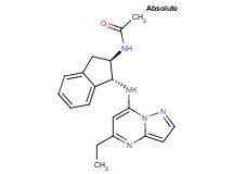 N-{(1R,2R)-1-[(5-ethylpyrazolo[1,5-a]pyrimidin-7-yl)amino]-2,3-dihydro-1H-inden-2-yl}acetamide