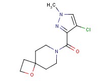 7-[(4-chloro-1-methyl-1H-pyrazol-3-yl)carbonyl]-1-oxa-7-azaspiro[3.5]nonane