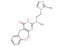2-{methyl[2-(2-methyl-1H-imidazol-1-yl)ethyl]amino}-5,11-dihydro[1]benzoxepino[3,4-d]pyrimidin-4(3H)-one