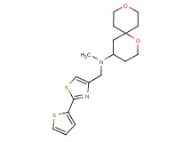 1,9-dioxaspiro[5.5]undec-4-yl(methyl){[2-(2-thienyl)-1,3-thiazol-4-yl]methyl}amine