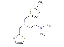 N,N-dimethyl-N'-[(5-methyl-2-thienyl)methyl]-N'-(1,3-thiazol-2-ylmethyl)ethane-1,2-diamine