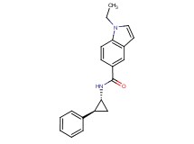 1-ethyl-N-[(1R*,2S*)-2-phenylcyclopropyl]-1H-indole-5-carboxamide