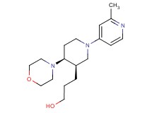 3-[(3R*,4S*)-1-(2-methylpyridin-4-yl)-4-morpholin-4-ylpiperidin-3-yl]propan-1-ol