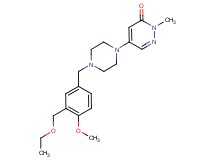 5-{4-[3-(ethoxymethyl)-4-methoxybenzyl]piperazin-1-yl}-2-methylpyridazin-3(2H)-one