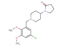 1-[1-(5-chloro-2,3-dimethoxybenzyl)piperidin-4-yl]pyrrolidin-2-one