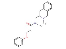 N-methyl-N-[(2-methyl-1,2,3,4-tetrahydro-3-isoquinolinyl)methyl]-3-phenoxypropanamide