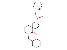 2-(1-cyclohexen-1-ylacetyl)-7-(cyclohexylmethyl)-2,7-diazaspiro[4.5]decan-6-one