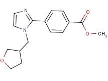 methyl 4-[1-(tetrahydrofuran-3-ylmethyl)-1H-imidazol-2-yl]benzoate