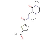 8-[(5-acetyl-2-thienyl)carbonyl]-2-methylhexahydro-2H-pyrazino[1,2-a]pyrazin-1(6H)-one