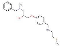 1-[benzyl(methyl)amino]-3-[4-({[2-(methylthio)ethyl]amino}methyl)phenoxy]-2-propanol