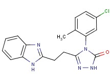 5-[2-(1H-benzimidazol-2-yl)ethyl]-4-(5-chloro-2-methylphenyl)-2,4-dihydro-3H-1,2,4-triazol-3-one