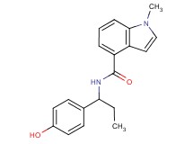 N-[1-(4-hydroxyphenyl)propyl]-1-methyl-1H-indole-4-carboxamide