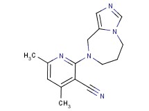 2-(6,7-dihydro-5H-imidazo[1,5-a][1,4]diazepin-8(9H)-yl)-4,6-dimethylnicotinonitrile