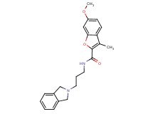 N-[3-(1,3-dihydro-2H-isoindol-2-yl)propyl]-6-methoxy-3-methyl-1-benzofuran-2-carboxamide