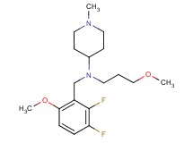 N-(2,3-difluoro-6-methoxybenzyl)-N-(3-methoxypropyl)-1-methyl-4-piperidinamine