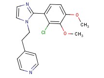 4-{2-[2-(2-chloro-3,4-dimethoxyphenyl)-1H-imidazol-1-yl]ethyl}pyridine