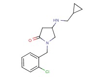 1-(2-chlorobenzyl)-4-[(cyclopropylmethyl)amino]-2-pyrrolidinone