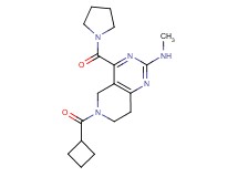 6-(cyclobutylcarbonyl)-N-methyl-4-(1-pyrrolidinylcarbonyl)-5,6,7,8-tetrahydropyrido[4,3-d]pyrimidin-2-amine