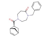 4-benzyl-1-[(1R*,2S*,4R*)-bicyclo[2.2.1]hept-5-en-2-ylcarbonyl]-1,4-diazepan-5-one