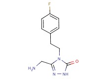 5-(aminomethyl)-4-[2-(4-fluorophenyl)ethyl]-2,4-dihydro-3H-1,2,4-triazol-3-one