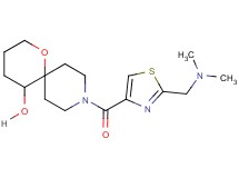 9-({2-[(dimethylamino)methyl]-1,3-thiazol-4-yl}carbonyl)-1-oxa-9-azaspiro[5.5]undecan-5-ol