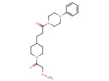 1-{3-[1-(methoxyacetyl)-4-piperidinyl]propanoyl}-4-phenylpiperazine