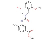 methyl 3-({[(2-hydroxyethyl)(2-methoxybenzyl)amino]carbonyl}amino)-4-methylbenzoate