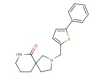 2-[(5-phenyl-2-thienyl)methyl]-2,7-diazaspiro[4.5]decan-6-one
