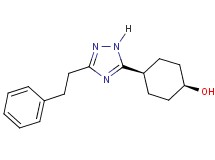 cis-4-[3-(2-phenylethyl)-1H-1,2,4-triazol-5-yl]cyclohexanol